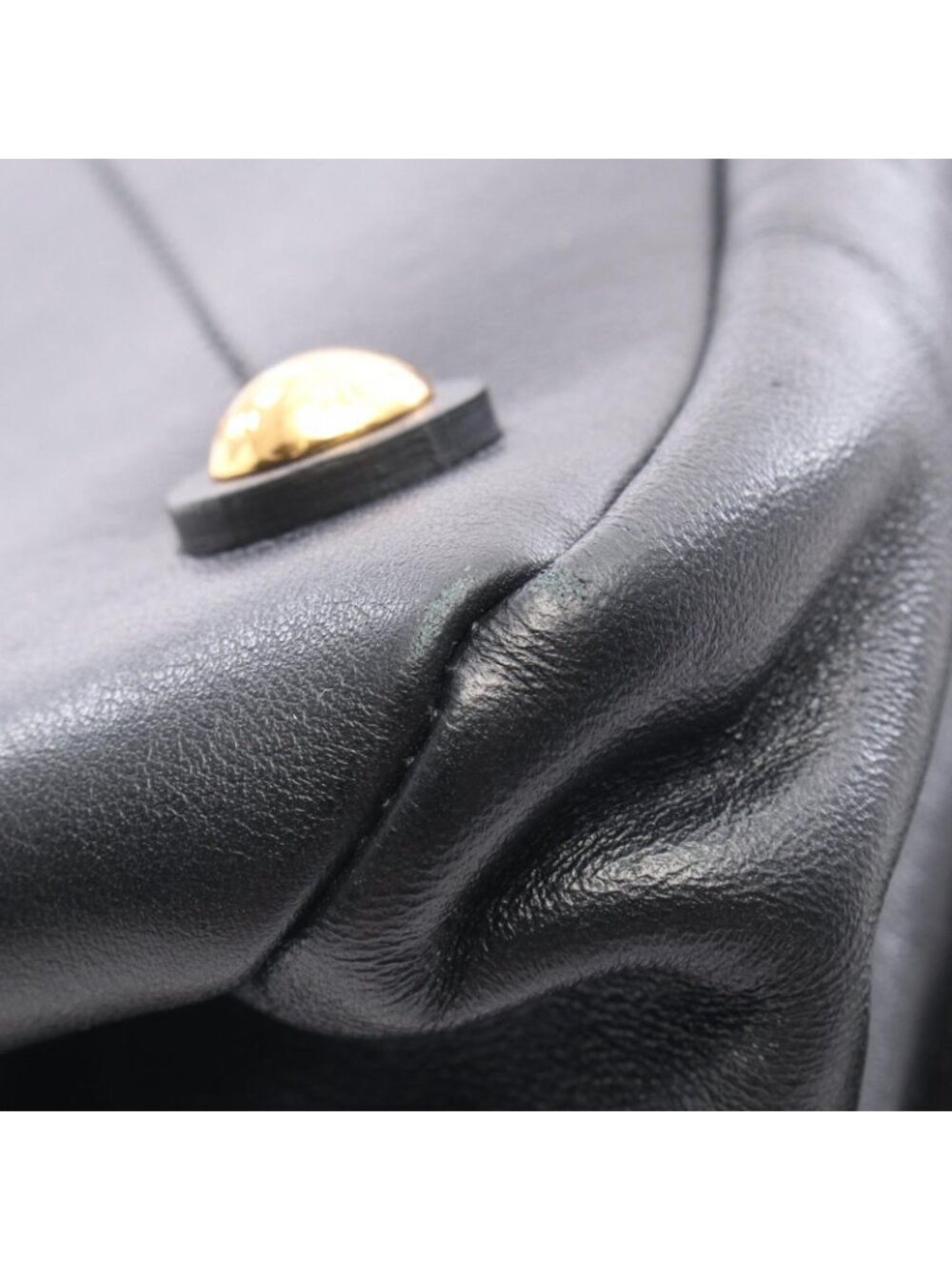 Miu Miu Handbag 2-Way Black Leather Tote - Picture 8 of 8